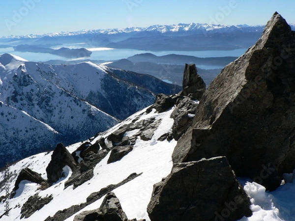 Obraz patagonien hochgebirge