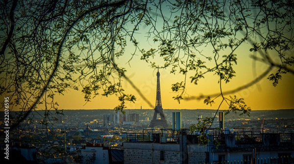 Obraz Torre Eiffel desde Montmartre