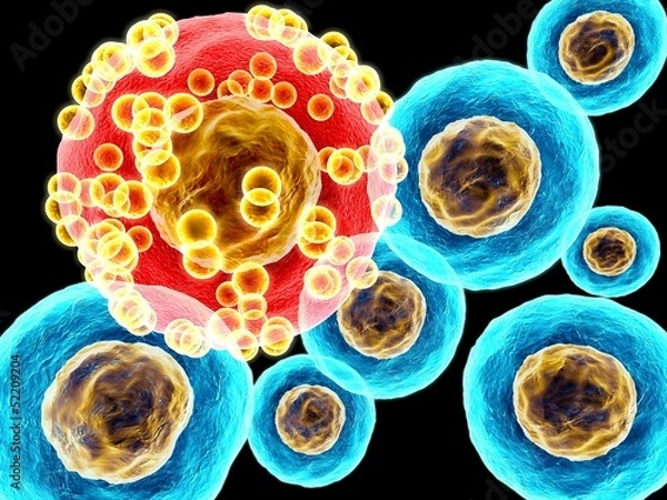 Obraz red cell make of difference