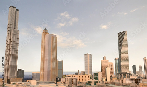 Obraz Imaginary city 248