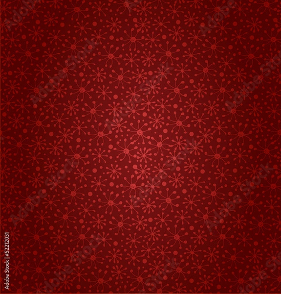 Obraz Seamless red pattern.  Cartoon cute design