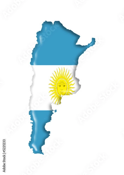 Obraz Argentine badge