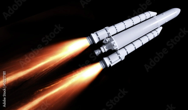Obraz latająca rakieta