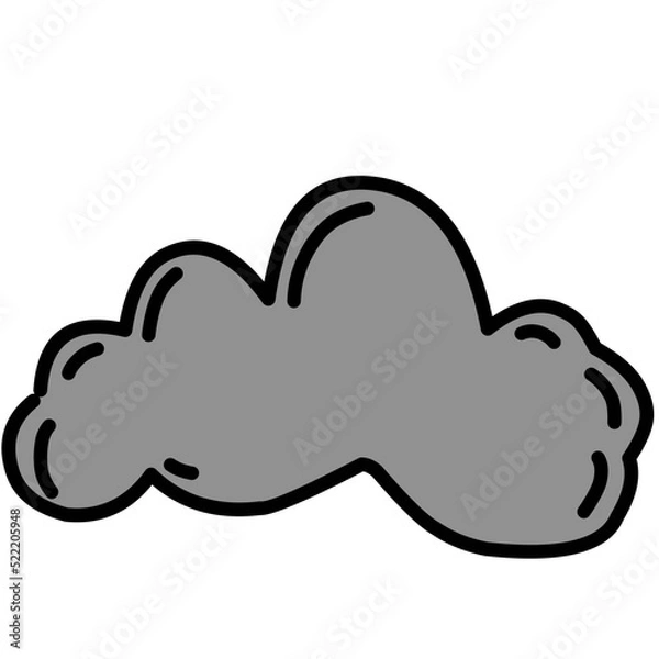 Fototapeta Clouds vector