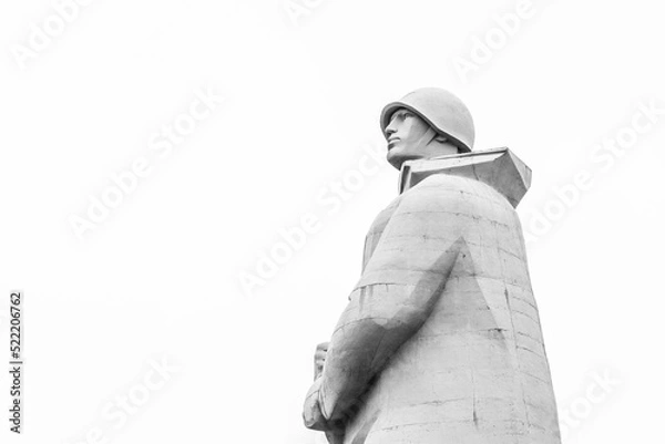 Fototapeta  Fragment of Defenders of the Soviet Arctic monument in Murmansk during the Great Patriotic War, Murmansk, Russia