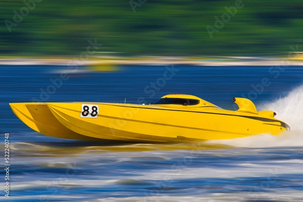 Fototapeta Speedboat