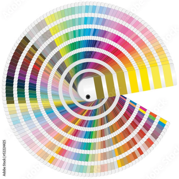 Fototapeta ruota pantone globale