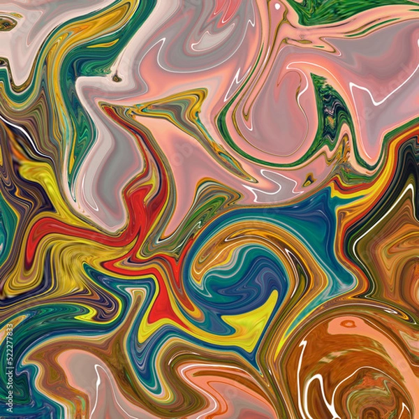 Fototapeta abstract colors marbling, colorful marble pattern wallpaper