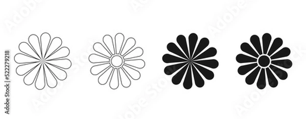 Obraz 菊　花　マーク　アイコン