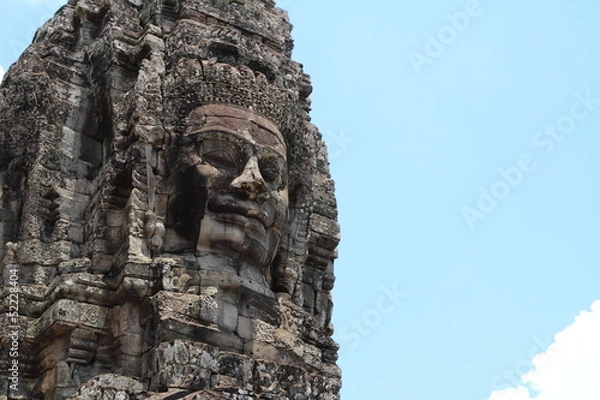 Fototapeta バイヨンの四面像