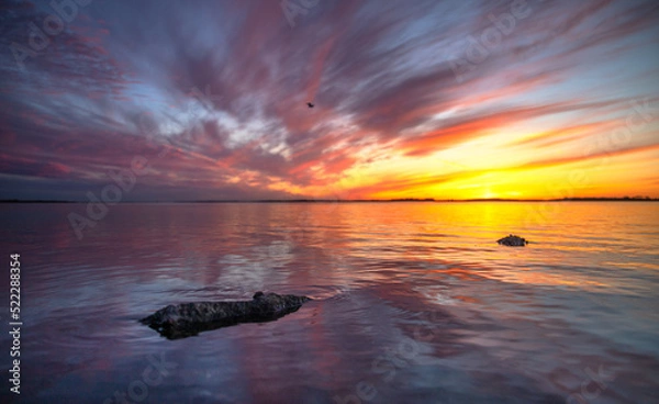 Obraz sunset over the sea