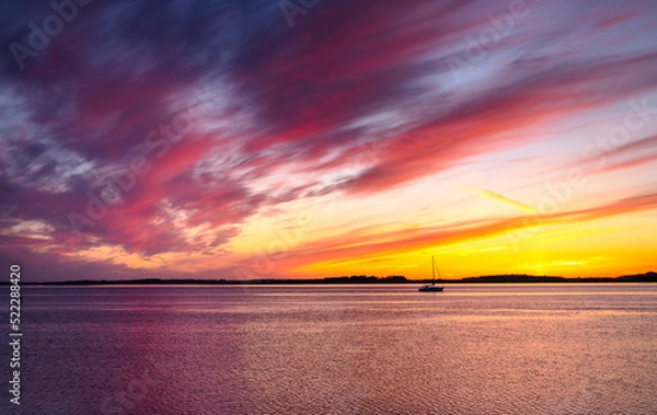 Obraz sunset over the sea