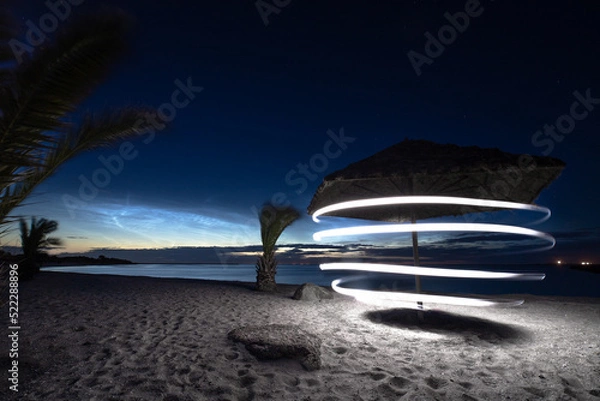 Obraz Night Palm beach