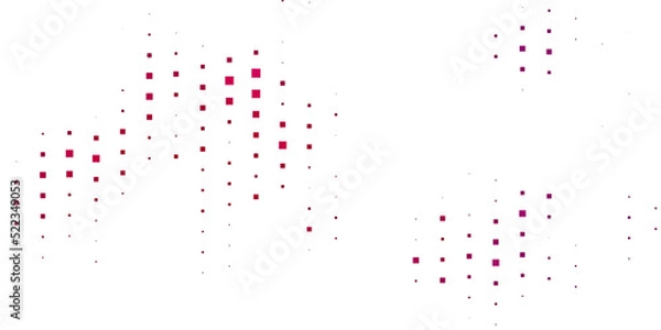 Fototapeta Dark Purple vector background with rectangles.