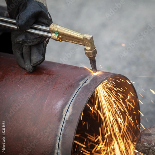 Fototapeta Cuting pipe