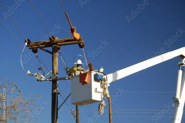 Obraz Elektryczny liniowiec