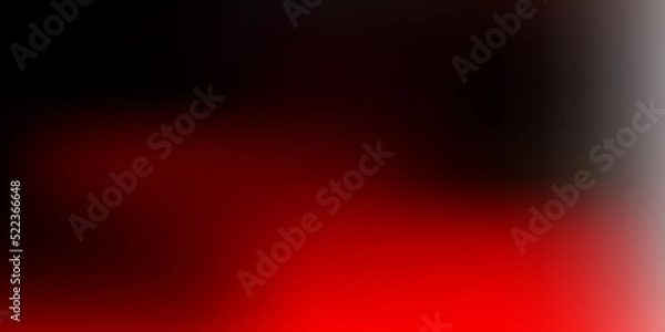 Fototapeta Dark red vector gradient blur backdrop.