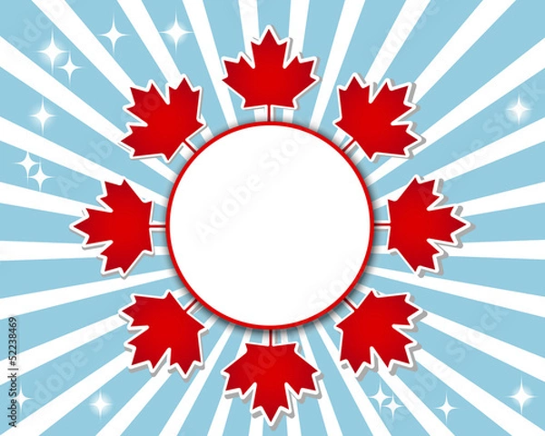 Obraz Canada Day banner.