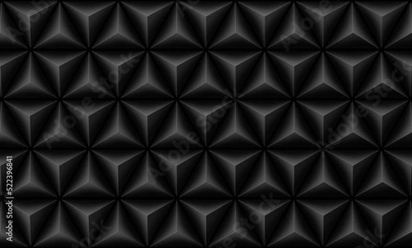 Obraz Abstract 3d geometric premium triangle background. Low poly gradient with luxury and shining lines , 3d illustration.