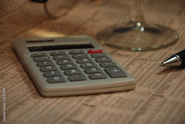 Fototapeta Taschenrechner