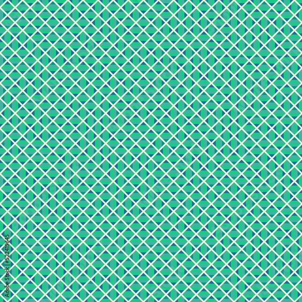 Fototapeta Color Rhombus tile tessellation pattern illustration