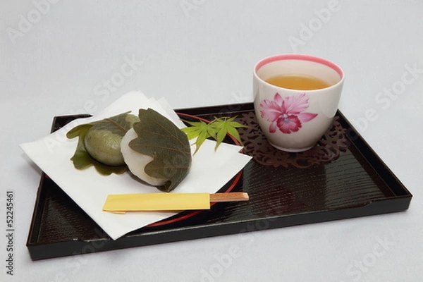 Fototapeta かしわ餅