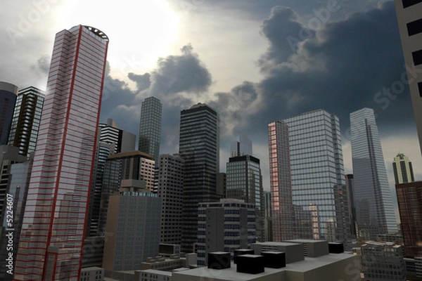 Obraz Imaginary city 78