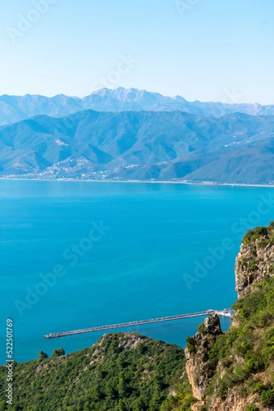 Obraz Scenic view from Yemma Gouraya National Park in Bejaia, Algeria