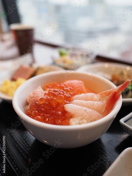 Obraz イクラの海鮮丼