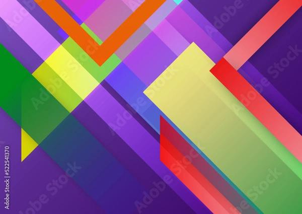 Fototapeta Abstract background with dynamic effect. Modern pattern. Vector illustration for design.