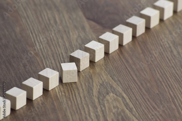 Fototapeta Holz / Entwicklung