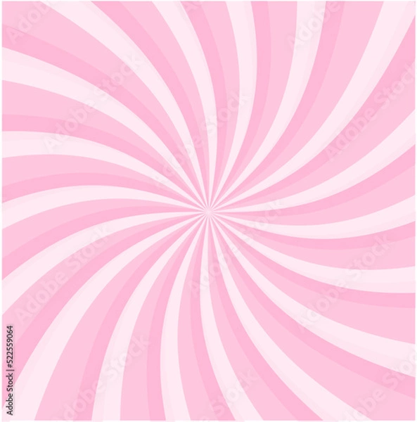 Fototapeta vector minimalistic background with pink and white swirling rays