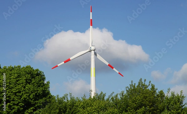 Fototapeta Windkraftanlage