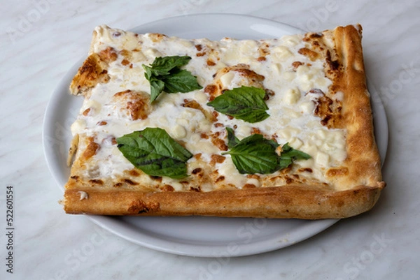 Fototapeta pizze e fritture