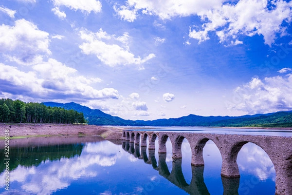 Obraz タウシュベツ川橋梁