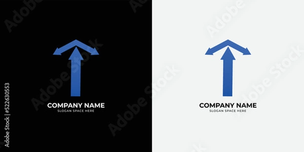 Obraz Letter T colorful gradient logo icon design template elements