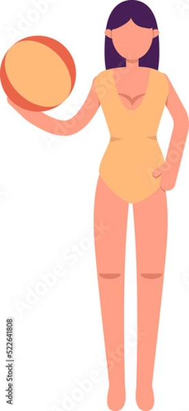 Fototapeta People in bathing suits