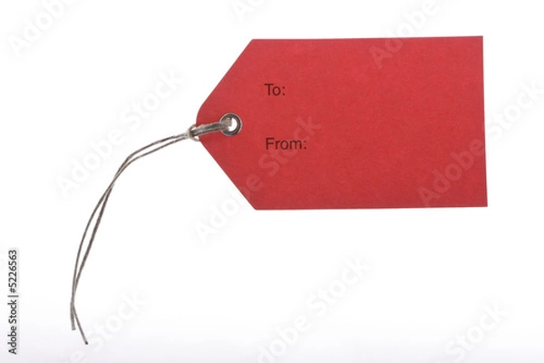 Fototapeta red label