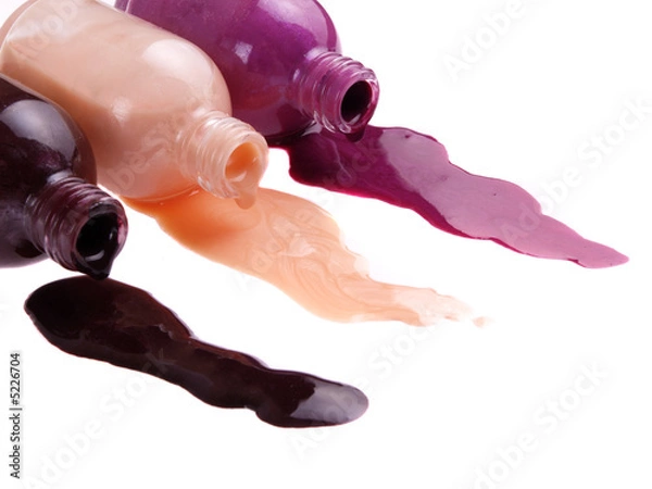 Obraz nail polish spilling out