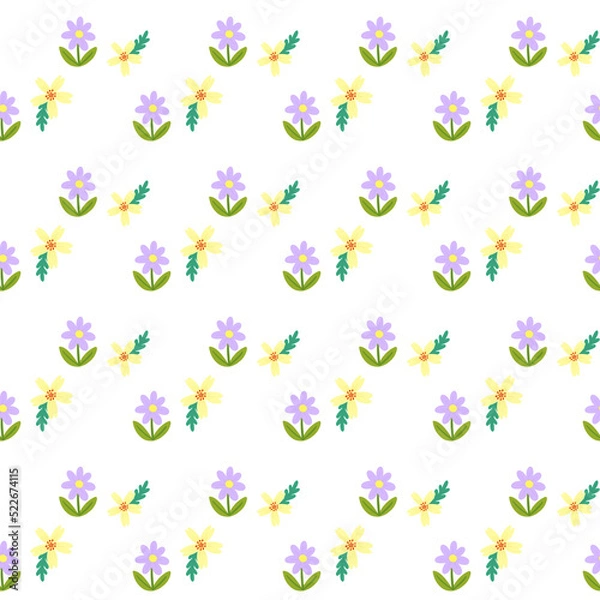 Obraz seamless pattern with flowers