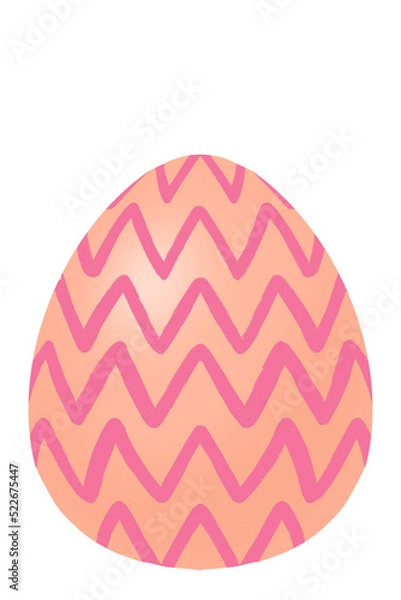 Obraz Pink easter egg.