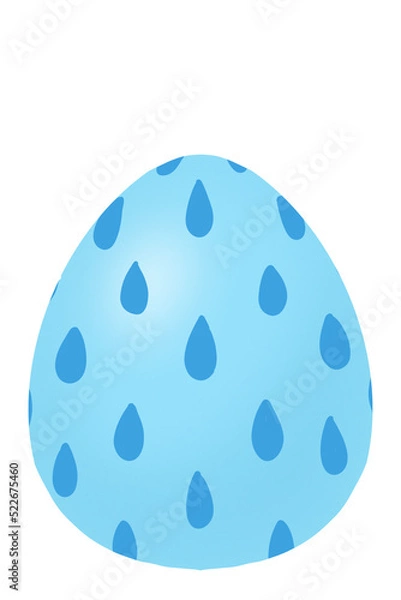 Obraz Blue Easter Egg.