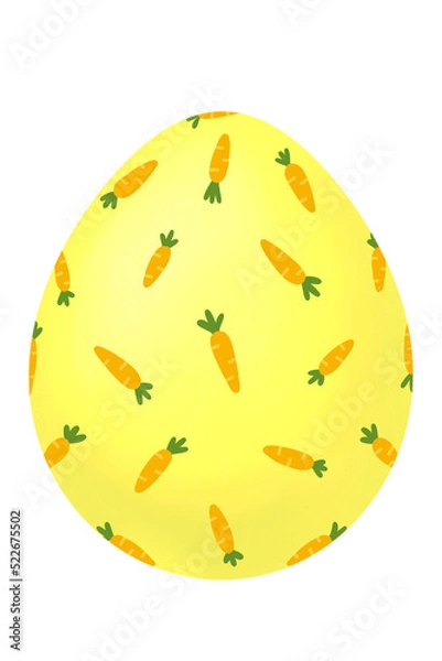 Obraz Yellow Easter Egg.