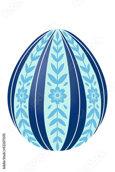 Obraz Blue Easter egg .
