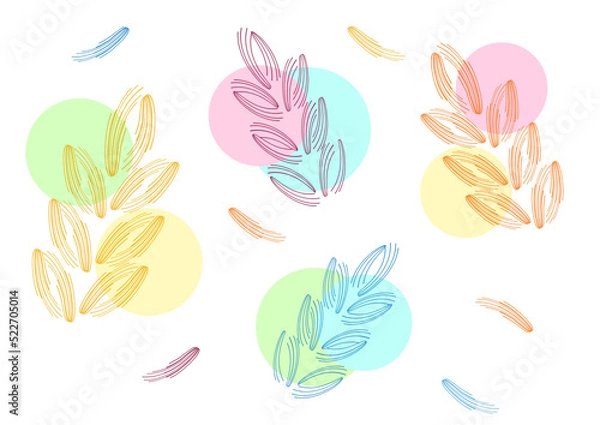 Obraz hand drawn flowers