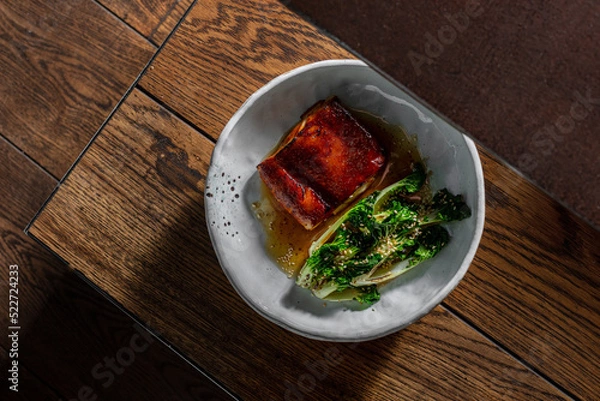 Obraz Cod fillet in miso sauce