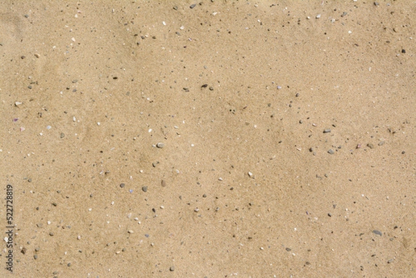 Obraz Texture of sandy beach as background, top view