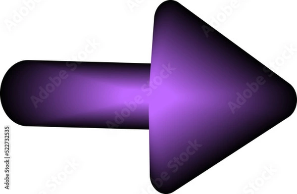 Obraz Arrows button pointer direction for decorative