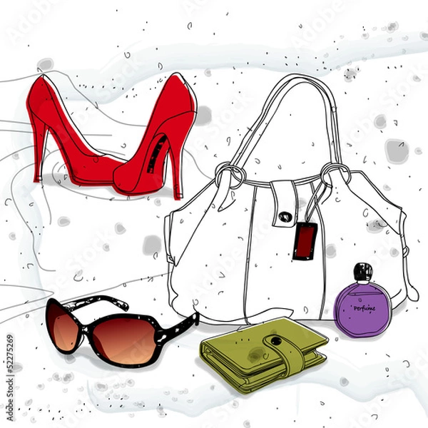 Obraz fashion items