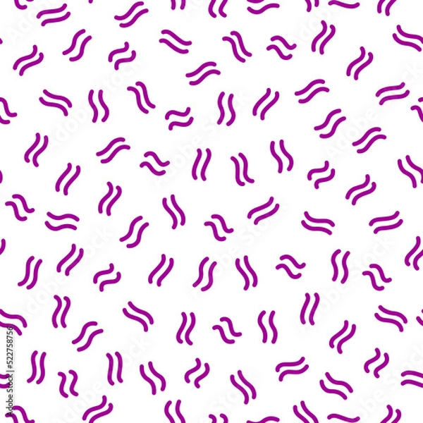 Fototapeta Purple wavy small lines seamless pattern.